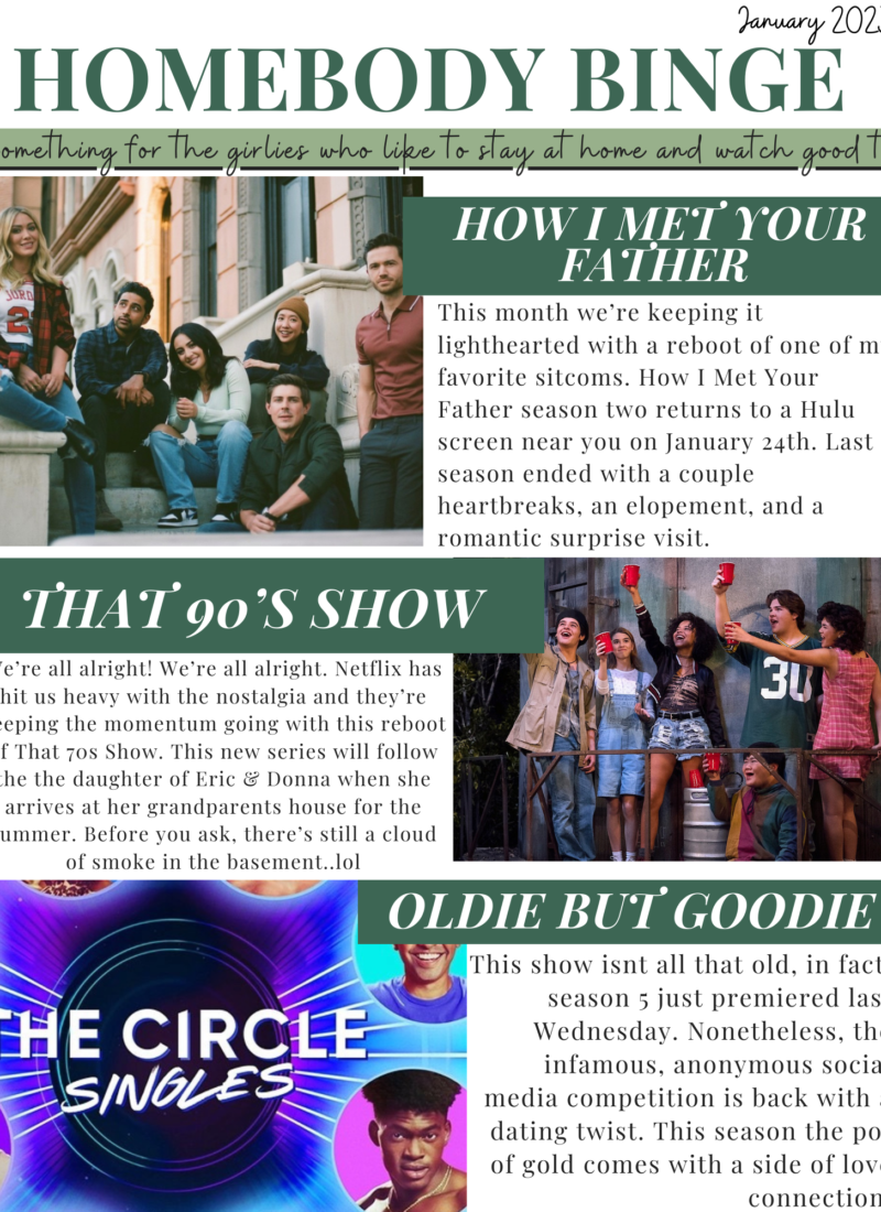 The Homebody Binge Watchlist